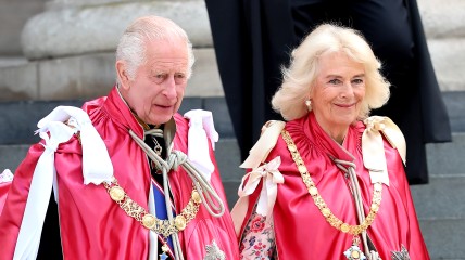 Чарльз III и его жена Камилла в Лондоне 15 мая 2024 года