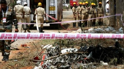 На авиашоу Aero India в Бангалоре сгорели 300 автомобилей (Видео)