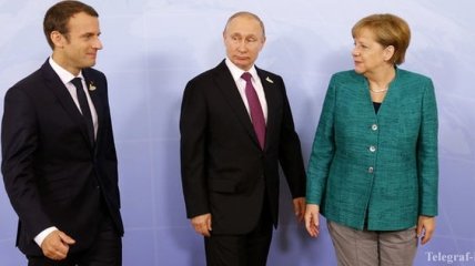Меркель поздравила Путина с переизбранием
