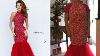 Смешные платья, которые купили в Интернете
