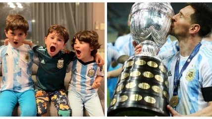 Милота дня: маленькие дети Месси спели в честь победы Аргентины на Кубке Америки (видео)