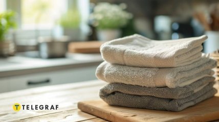 Полотенца, используемые на кухне, должны быть идеально чистыми (изображение создано с помощью ИИ)