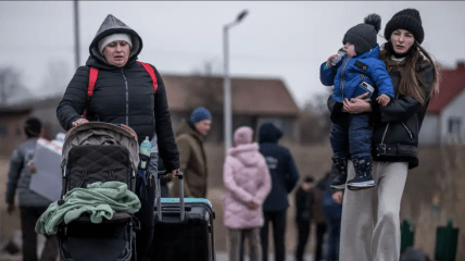 Украинские беженцы в польской Медыке