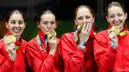 Рио-2016. Румынки выиграли золото в командном первенстве по фехтованию на шпагах