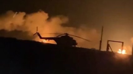 Удар по аэродрому в Бердянске