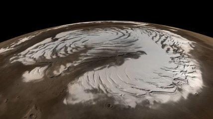 Астрономы показали фото самого холодного места на Марсе