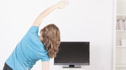 Как похудеть перед телевизором?