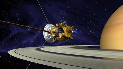 Станция Cassini запечатлела кольцо D Сатурна. Фото