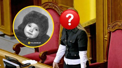 На детском фото она совсем не похожа сама на себя