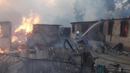 Масштабные пожары на востоке Украины: в штабе ООС допустили причастность боевиков