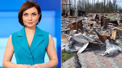 Дома телеведущей Анны Пановой сожгли оккупанты