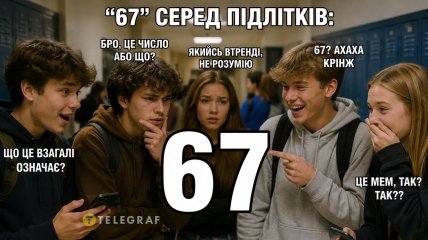 Мем "67" среди подростков