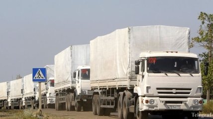 Все грузовики гуманитарного конвоя прошли таможенный контроль 