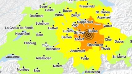Сильнейшее за последние годы землетрясение произошло в Швейцарии