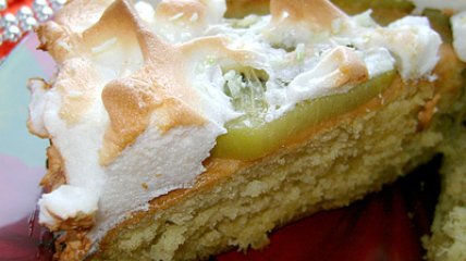 Пирог «Киви под снегом»