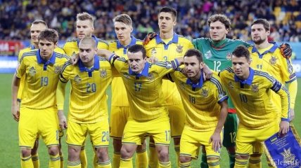 Сборная Украины сохранила свою позицию в рейтинге ФИФА
