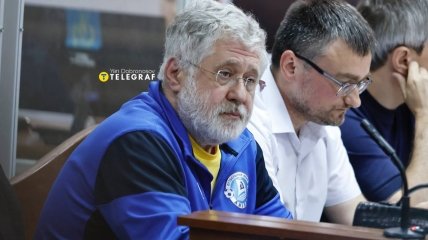 Игорь Коломойский в зале судебных заседаний