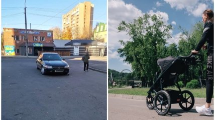 В Ровно легковушка сбила коляску с ребенком