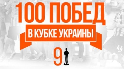 100 побед Шахтера в Кубке Украины (Фото)