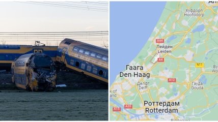 Потяг розбився під Гаагою