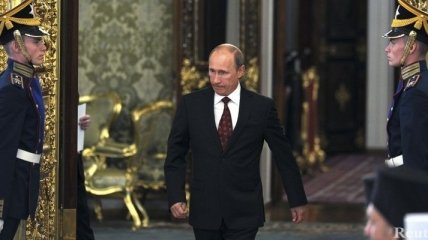 Президент России Владимир Путин приехал в Киев