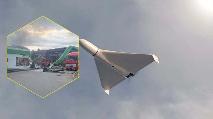 Шахед ударив по АЗС під Полтавою