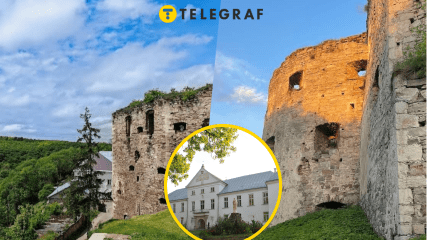 З башти замку відкривається чудовий краєвид