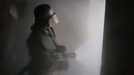 В Днепродзержинске произошел пожар в многоэтажном доме