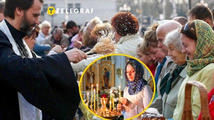 При окроплении нужно еще правильно держать руки