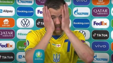 "Выступили хорошо и доволен результатом": Ярмоленко после матча с Англией (видео)