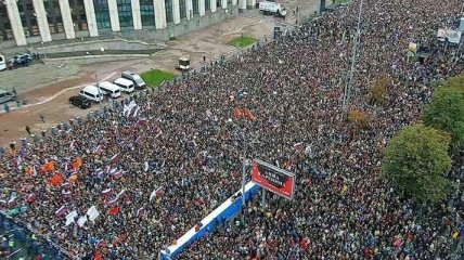 Протесты в Москве: МВД РФ насчитало 15 тысяч демонстрантов