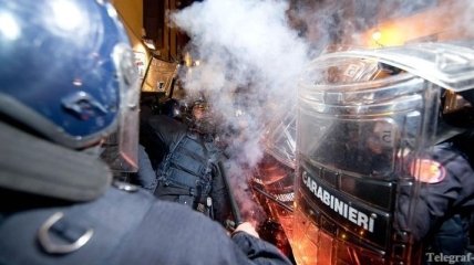 Акция протеста в Риме переросла в беспорядки