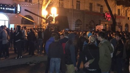 Столкновения во время акции протеста в Полтаве: есть пострадавшие