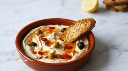 Закуска из оливок и феты