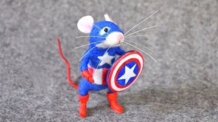 Войлочные мышки в образах известных персонажей и героев поп-культуры (Фото)