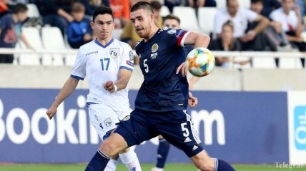 Отбор на Евро-2020: Кипр и Шотландия сошлись в битве за 3-е место в группе (Видео)