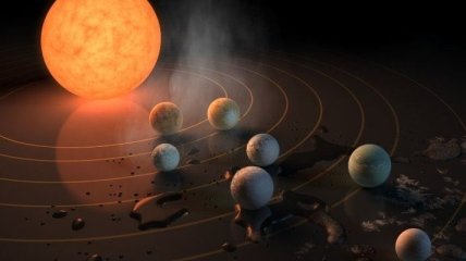 NASA обнаружило семь потенциально пригодных для жизни планет 