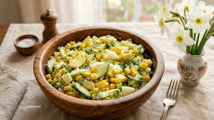 Салат із зеленою цибулею