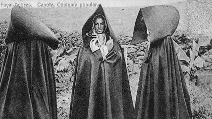 Португальские женщины в капюшонах: старинные фото
