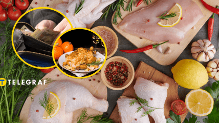 Курка та гаманець з грошима