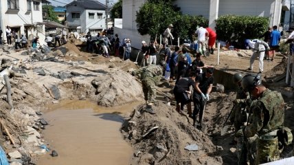 Наводнение в Японии: Количество жертв выросло до 179 