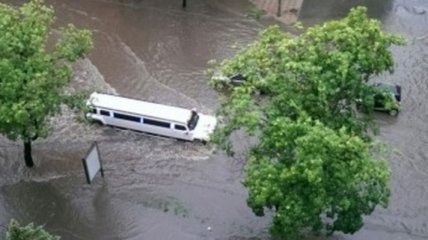 Харьков затопил сильный ливень