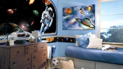 Детская комната в космическом стиле (ФОТО)