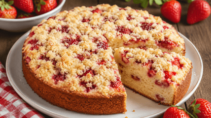 Клубничный пирог