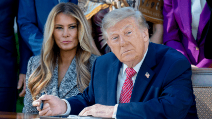 Мелания и Дональд Трамп