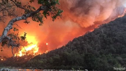 В Калифорнии продолжают бушевать пожары: под угрозой 2 тысячи домов