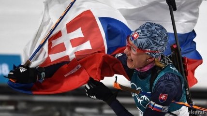 Кузьмина - первая биатлонистка, выигравшая личное золото на трех Олимпиадах подряд