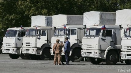 Все грузовики 3-го "гуманитарного конвоя" РФ покинули Украину