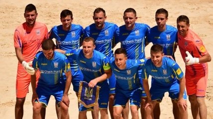 Сборная Украины по пляжному футболу обыграла португальцев в отборе на Евро-2018