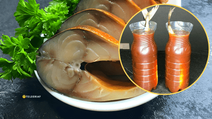 Скумбрию удобно мариновать в бутылке
